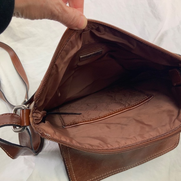 Brown Leather Crossbody Bag by Giani Bernini - Picture 8 of 11